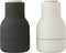 Audo Copenhagen Bottle Grinder Small Peper- En Zoutmolen Set Van 2 Ash/Carbon