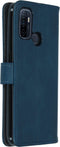 iMoshion Hoesje Geschikt voor Oppo A53s / A53 Hoesje Met Pasjeshouder - iMoshion Luxe Bookcase - Donkerblauw