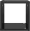 vidaXL - Wandschappen - kubus - 4 - st - 22x15x22 - cm - hoogglans - zwart