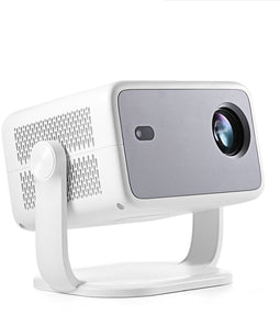 Saaf Mini Beamer - 4K Beeldkwaliteit - Android TV 11.0 - Wifi 6.0 & BT5.2 - Wit