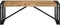 vidaXL - Salontafel - 100x50x35 - cm - massief - ruw - mangohout
