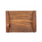 The.Board Large | Houten Serveerplank | Wagonhout | Lederen hengsel | Handgemaakt | Met lijnolie bewerkt