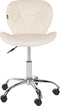 VALETTA - Bureaustoel - Beige - Kunstleer