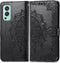 iMoshion Hoesje Geschikt voor OnePlus Nord 2 Hoesje Met Pasjeshouder - iMoshion Mandala Bookcase - Zwart