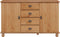 vidaXL - Dressoir - 'ASKIM'133,5x40x79 - cm - Massief - Vurenhout