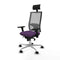 Bureaustoel met hoofdsteun Piqueras y Crespo 3D086N1 Paars