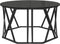 vidaXL - Zwarte - Eiken - Houten - Salontafel - 80x80x42 - cm - Van - Gelaagd - Hout