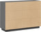 vidaXL - Dressoir - 110,5x35x80 - cm - massief - grenenhout - grijs