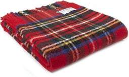 Plaid Tartan Royal Stewart - 150x183 - Nieuw Wol - Tweedmill UK