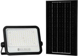 V-TAC VT-204W - Zonne-energie schijnwerper - 200W 1700 Lumen IP65 - Zwart