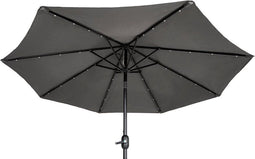 Feel Furniture - LED parasol - 2.7 meter - Donkergrijs