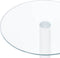 vidaXL - Salontafel - 40 - cm - gehard - glas - transparant