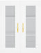 vidaXL - Hangkast - 69,5x34x90 - cm - wit