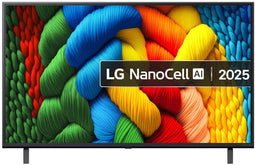LG Nanocell NANO80 (2025) - Ultra HD TV 43" - 4K HDR10 - Zwart