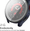 imoshion Screenprotector - Geschikt voor Samsung Galaxy Watch 6 40mm - Full Cover Hard Case / Beschermend Hoesje - Donkerblauw