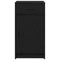 vidaXL - Dressoir - in - Zwart - Eiken - 40x41x75 - cm - Gelaagd - Hout