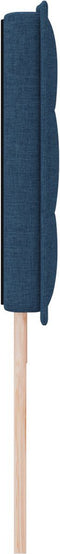 vidaXL - Hoofdbord - Lijnen - Design - Blauw - 180 - cm - Stof