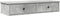 vidaXL - Wandschap - met - lades - 100x37,5x19 - cm - bewerkt - hout - betongrijs