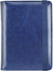 Luxe style RFID Paspoort hoesje Anti Skim - Paspoorthouder Marine Blauw