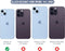 Podec iPhone 14 - Telefoonhoesje - Anti-Shock Case met Kickstand en Screenprotector - Rood