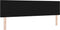vidaXL - Hoofdbord - met - Knopen - - - Zwart - - - 180 - cm - - - Fluweel