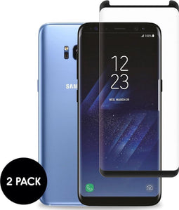 iMoshion Screenprotector Geschikt voor Samsung Galaxy S8 Tempered Glass - iMoshion Screenprotector Gehard Glas 2 pack