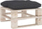 vidaXL - Palletkussen - 60x61,5x10 - cm - stof - antracietkleurig