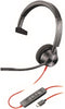 POLY Blackwire 3310 - Headset - Flexibele microfoonarm en gewatteerde hoofdband - Zwart