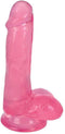 Lollicock Dildo Met Ballen 15 CM - Cherry Ice