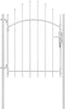 vidaXL - Poort - 1x2 - m - staal - zwart