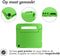 iMoshion Samsung Galaxy Tab A7 Lite - Kidsproof Backcover met handvat - Groen