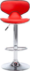 vidaXL - Barstoelen - 2 - st - kunstleer - rood