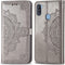 iMoshion Hoesje Geschikt voor Samsung Galaxy M11 / A11 Hoesje Met Pasjeshouder - iMoshion Mandala Bookcase - Grijs