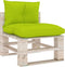 vidaXL - Palletkussens - 2 - st - stof - heldergroen