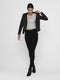 ONLY ONLAVA FAUX LEATHER BIKER OTW Dames Jas - Kort jack met asymmetrische rits - Maat 38