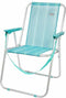Vouwbare Stoel Colorbaby Mediterran 53 x 44 x 76 cm Turkoois Wit