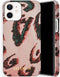 Selencia Hoesje Geschikt voor iPhone 12 Mini Hoesje - Selencia Maya Fashion Backcover - roze