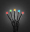 Konstsmide 3810-500 Micro-lichtketting Buiten werkt op het lichtnet Aantal lampen 40 LED RGB Verlichte lengte: 6.24 m
