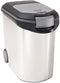 Curver Voedselcontainer - Hond of Kat - 35L - 12KG - Metallic - 28x49x42,5cm