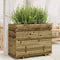 vidaXL - Plantenbak - 90x40x72 - cm - geïmpregneerd - grenenhout