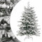 vidaXL - Kunstkerstboom - met - scharnieren - en - sneeuw - 210 - cm