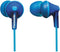 Panasonic RP-HJE125E - Hoofdtelefoons - In-ear - 10 - 24000 Hz - Blauw