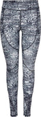 ONLY PLAY ONPMAJVI AOP TRAIN TIGHTS - Sportlegging - Aansluitende pasvorm - Zwart - Wit - Maat XS