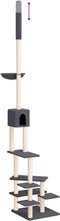 vidaXL - Kattenmeubel - vloer - tot - plafond - 268,5-294,5 - cm - crèmekleurig