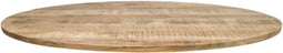 Ovaal tafelblad - 180x100 cm - Bruin - Massief mangohout