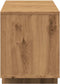 vidaXL - Tv-meubel - 120x30x40,5 - cm - bewerkt - hout - artisanaal - eikenkleurig