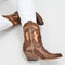 PS Poelman Dixie - Cowboylaarzen - Western hak 7 cm - Bruin - Maat 38