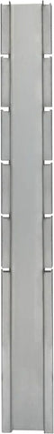 vidaXL - Schanskorfpaal - 160 - cm - gegalvaniseerd - staal - zilverkleurig