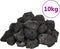 vidaXL - Lavastenen - 10 - kg - 3-5 - cm - zwart