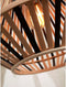 GOOD&MOJO Hanglamp Merapi - Bamboe/Zwart - 30x30x30cm - Modern - Hanglampen Eetkamer, Slaapkamer, Woonkamer